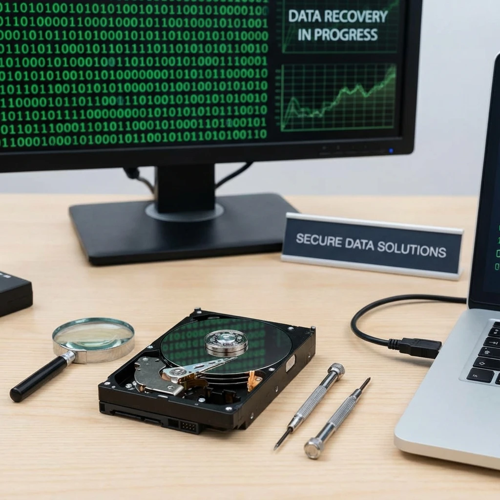 Gecrashte harde schijf data recovery